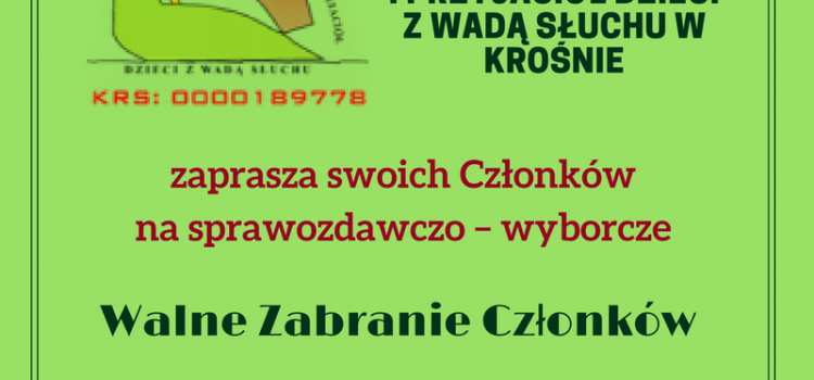 Walne zebranie – marzec 2018