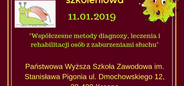 Konferencja naukowo – szkoleniowa 11-01-2019